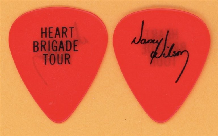 Heart Nancy Wilson Original Guitar Pick - 1990 Brigade Tour