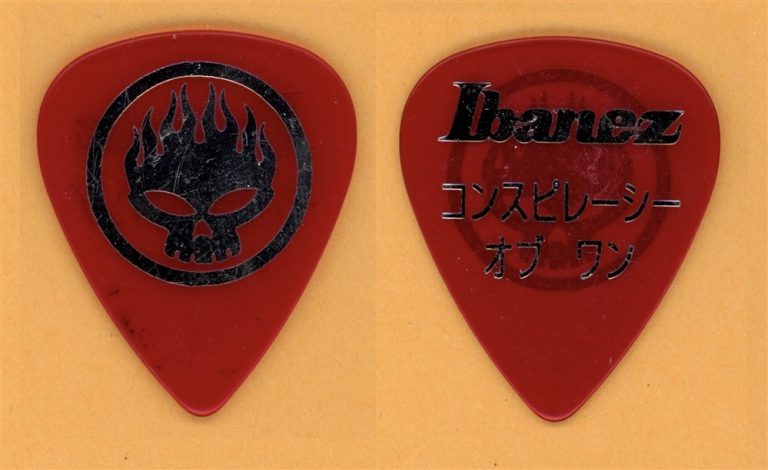 The Offspring Dexter Holland Vintage Guitar Pick - 2001 Conspiracy of One Tour