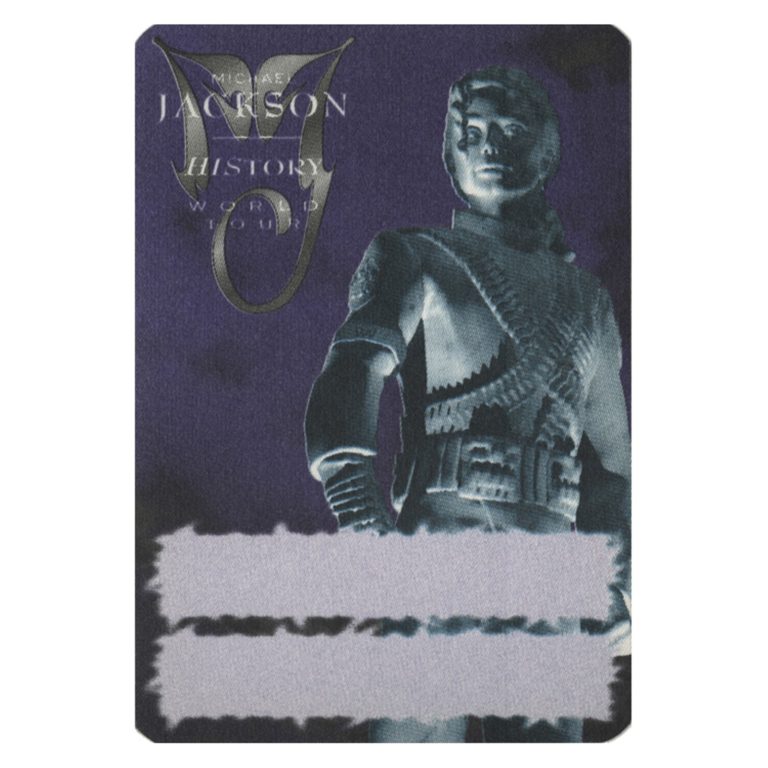 Michael Jackson 1996 History Concert Tour All Access Backstage Pass
