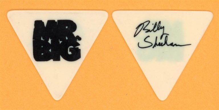Mr. Big Billy Sheehan Vintage Guitar Pick - 1991 Lean Into It Tour