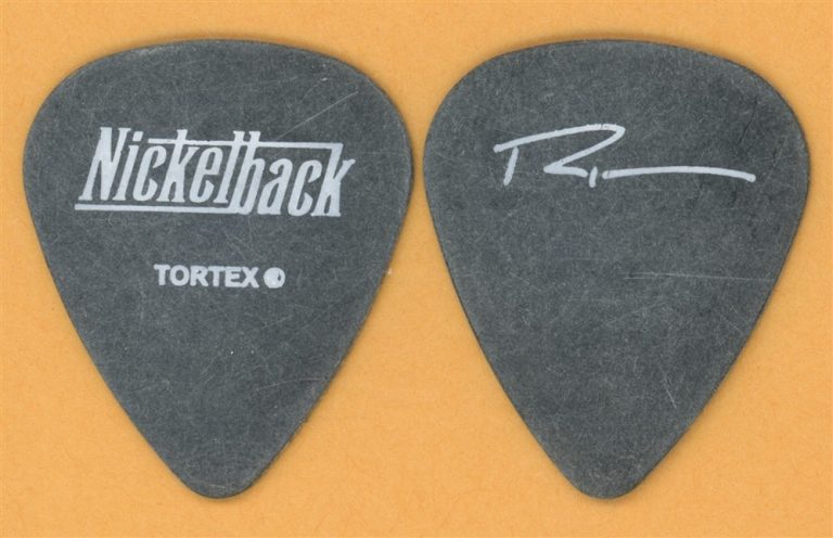 Nickelback Ryan Peake Vintage Guitar Pick - 2003 The Long Road Tour
