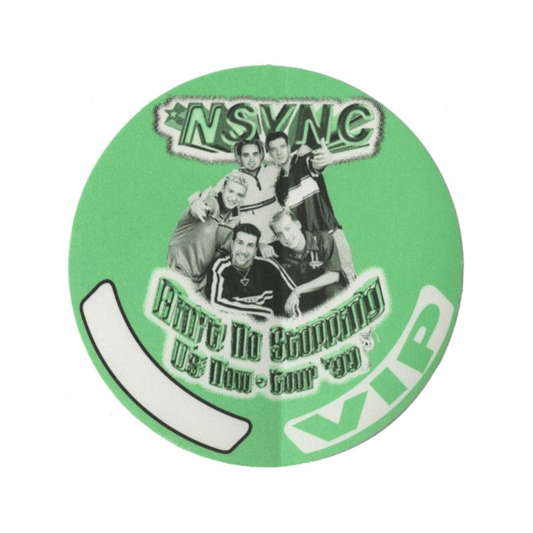 NSYNC 1999 Ain't No Stoppin' Us Now Concert Tour VIP Backstage Pass