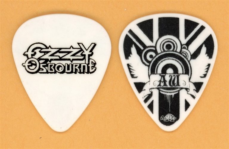 Ozzy Osbourne Adam Wakeman Vintage Guitar Pick - 2010 Tour