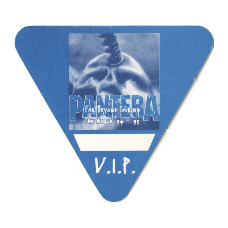 Pantera 1994 Far Beyond Driven Concert Tour VIP Backstage Pass