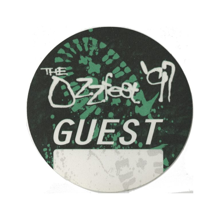 Ozzy Osbourne 1997 Black Sabbath Ozzfest Concert Tour Guest Backstage Pass