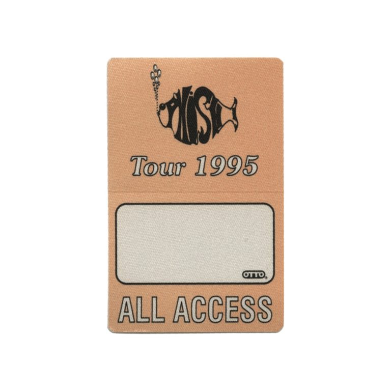 Phish 1995 A Live One Concert Tour All Access Backstage Pass