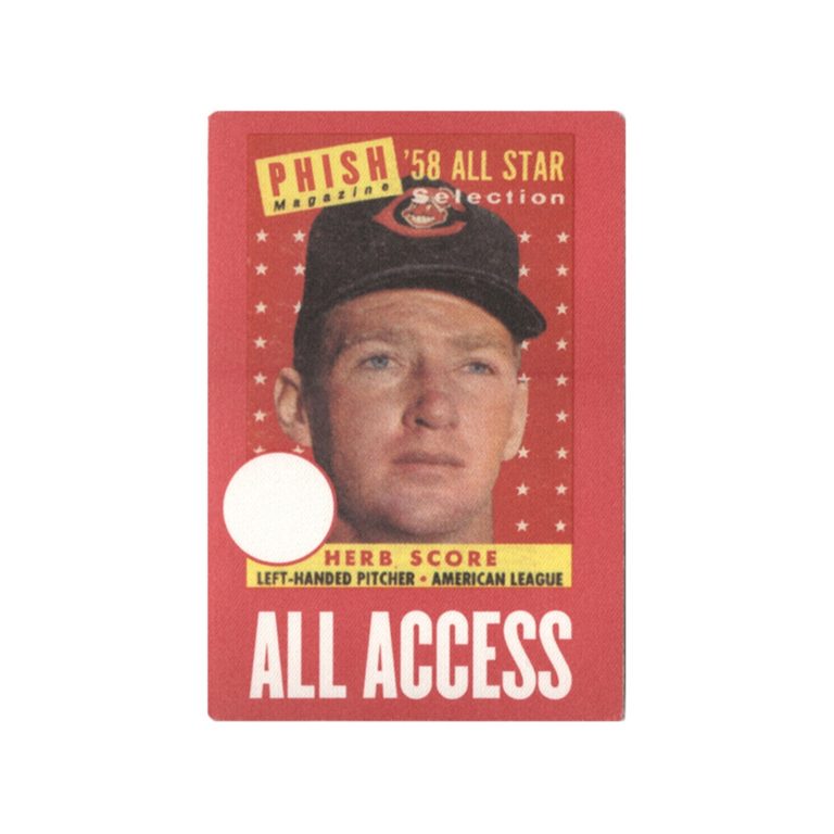 Phish 1998 The Story of the Ghost Concert Tour AA Backstage Pass - Herb Score