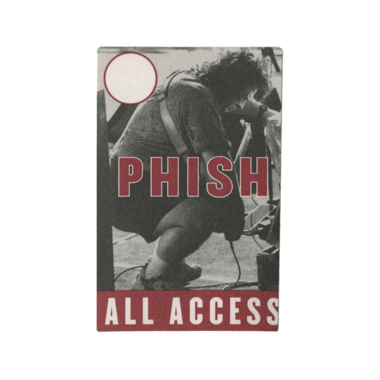 Phish 2000 Farmhouse Concert Tour All Access Backstage Pass