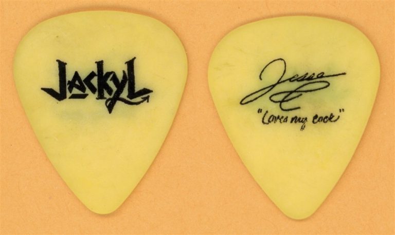 Jackyl Jesse James Vintage Guitar Pick - 1994 Push Comes To Shove Tour
