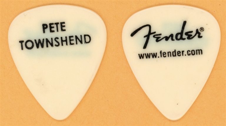 The Who Pete Townshend Vintage Tour Guitar Pick