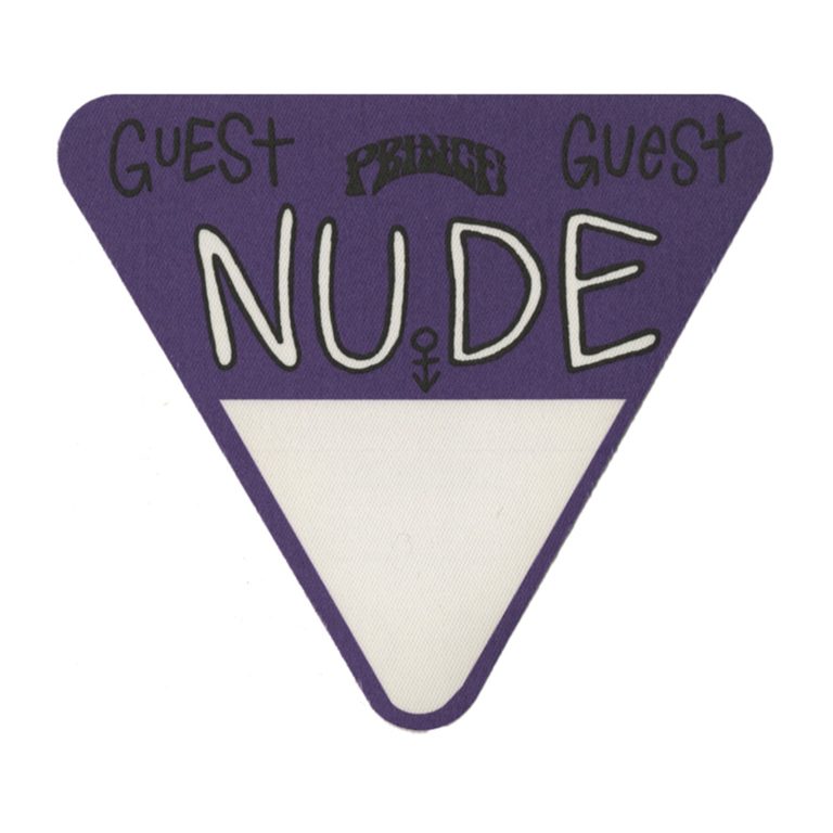 Prince 1990 Nude Concert Tour Guest Backstage Pass