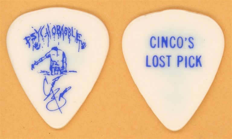 Psycho Babble Cinco's Lost Pick Vintage Tour Guitar Pick
