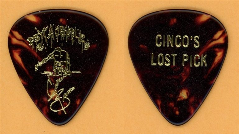 Psycho Babble Cinco's Lost Pick Vintage Tour Guitar Pick