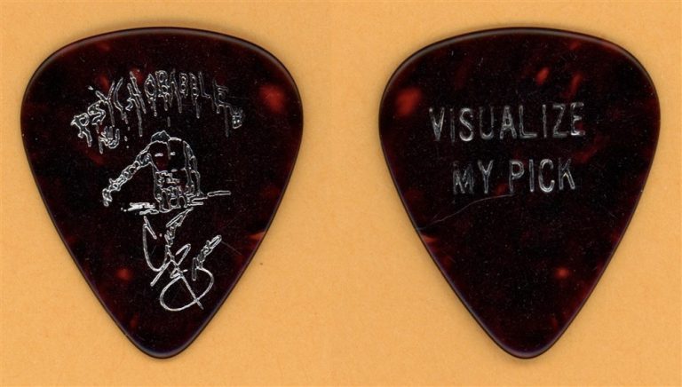 Psycho Babble Visualize My Pick Vintage Tour Guitar Pick