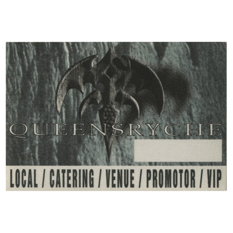 Queensryche 1994-1995 Promised Land Concert Tour VIP Backstage Pass