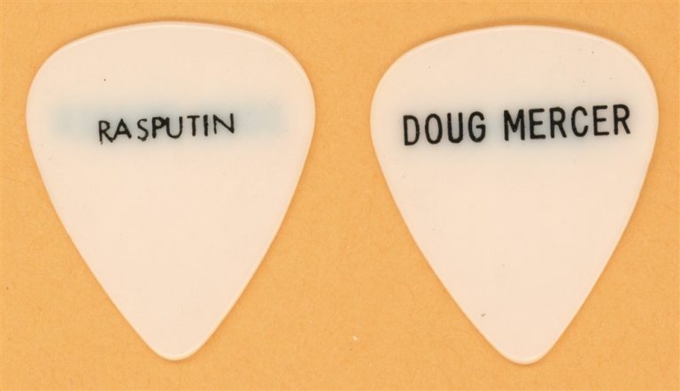 Rasputin Doug Mercer Vintage Tour Guitar Pick