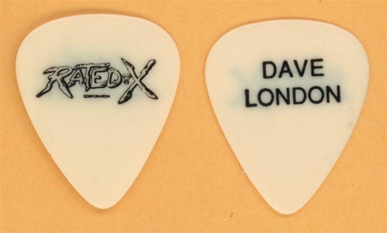 Rated-X Dave London Vintage Tour Guitar Pick