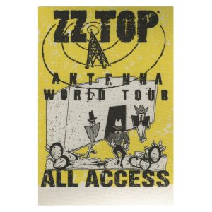 ZZ Top 1994 Antenna Concert Tour All Access Backstage Pass
