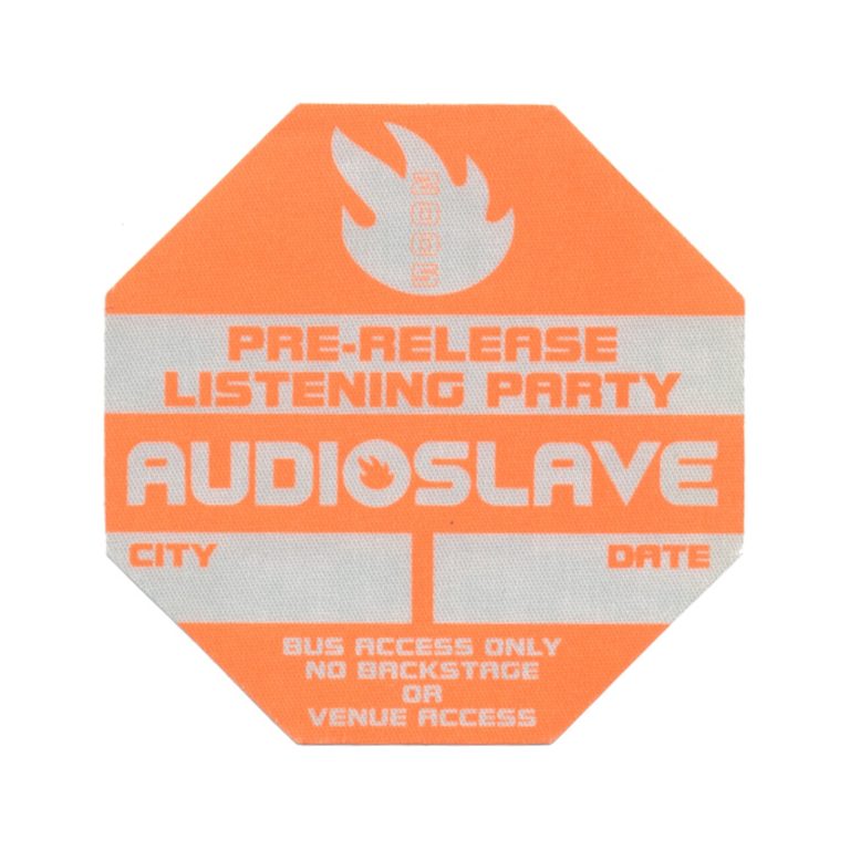 Audioslave 2005 Out Of Exile Concert Tour Listening Party Backstage Pass