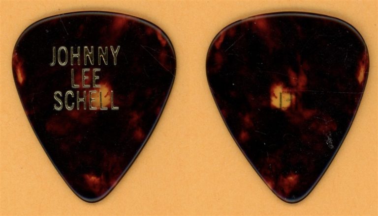 Rolling Stones Johnny Lee Schell Vintage Tour Guitar Pick