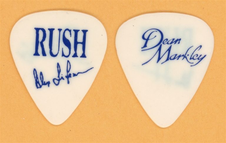 Rush Alex Lifeson Vintage Guitar Pick - 1989 Presto Tour