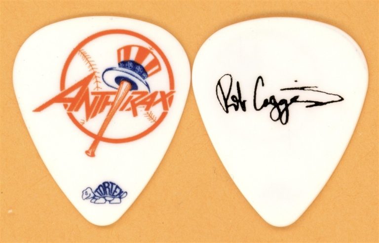 Anthrax Rob Caggiano Vintage Guitar Pick - 2012 Big 4 Tour