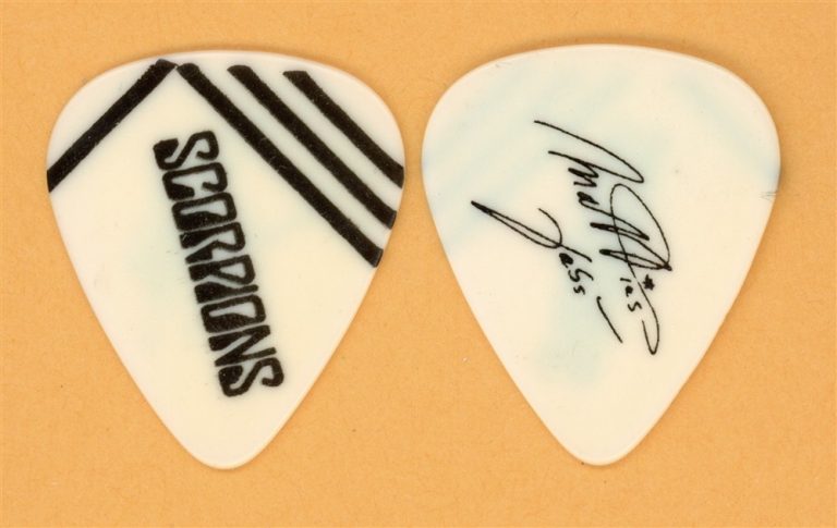 Scorpions Matthias Jabs Vintage Guitar Pick - 2001 Acoustica Tour