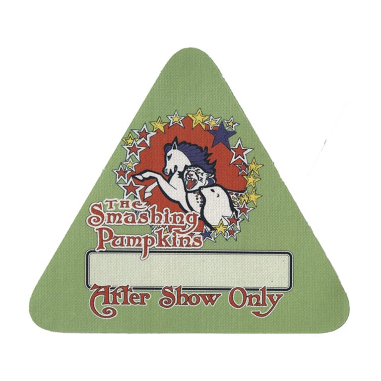 Smashing Pumpkins 2010 Teargarden Concert Tour After Show Backstage Pass