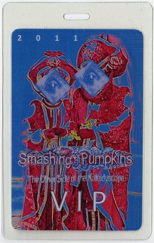 Smashing Pumpkins 2011 Laminated Backstage Pass Kaleidyscope Tour VIP