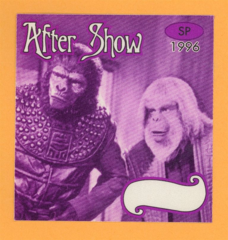 Smashing Pumpkins 1996 Mellon Collie Concert Tour After Show Backstage Pass