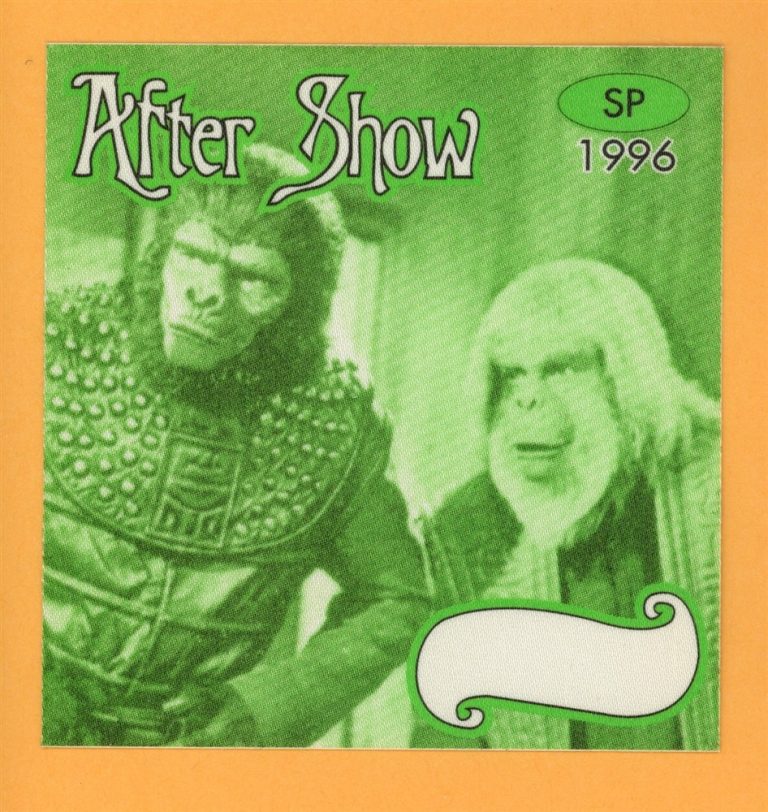 Smashing Pumpkins 1996 Mellon Collie Concert Tour After Show Backstage Pass