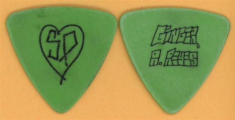 Smashing Pumpkins Ginger Reyes Vintage Guitar Pick - 2007 Zeitgeist Tour