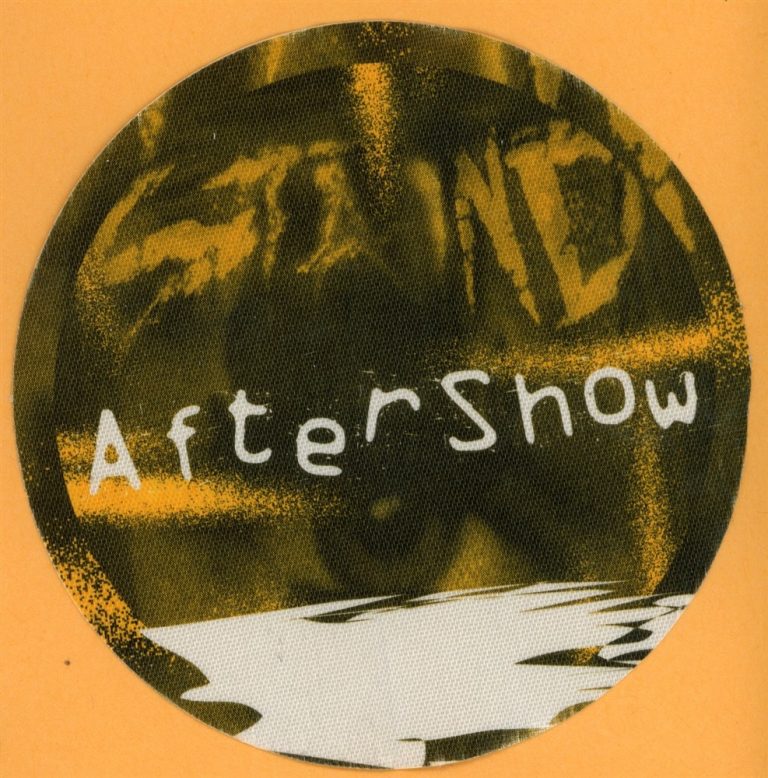 Staind 2005 Chapter V Concert Tour After Show Backstage Pass