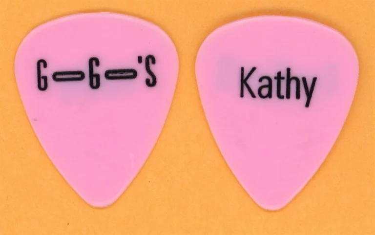 The Go-Go's Kathy Valentine Vintage Guitar Pick - 1999 Reunion Tour