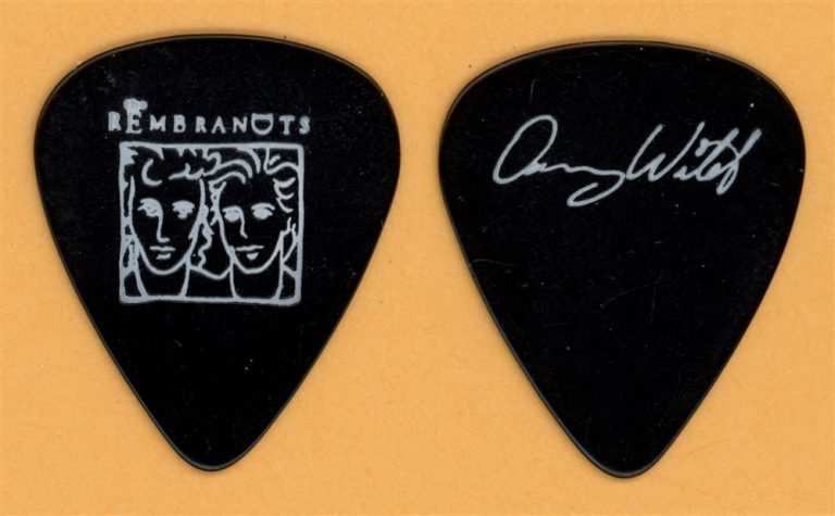 The Rembrandts Danny Wilde Vintage Guitar Pick - 1990 Self Titled Tour