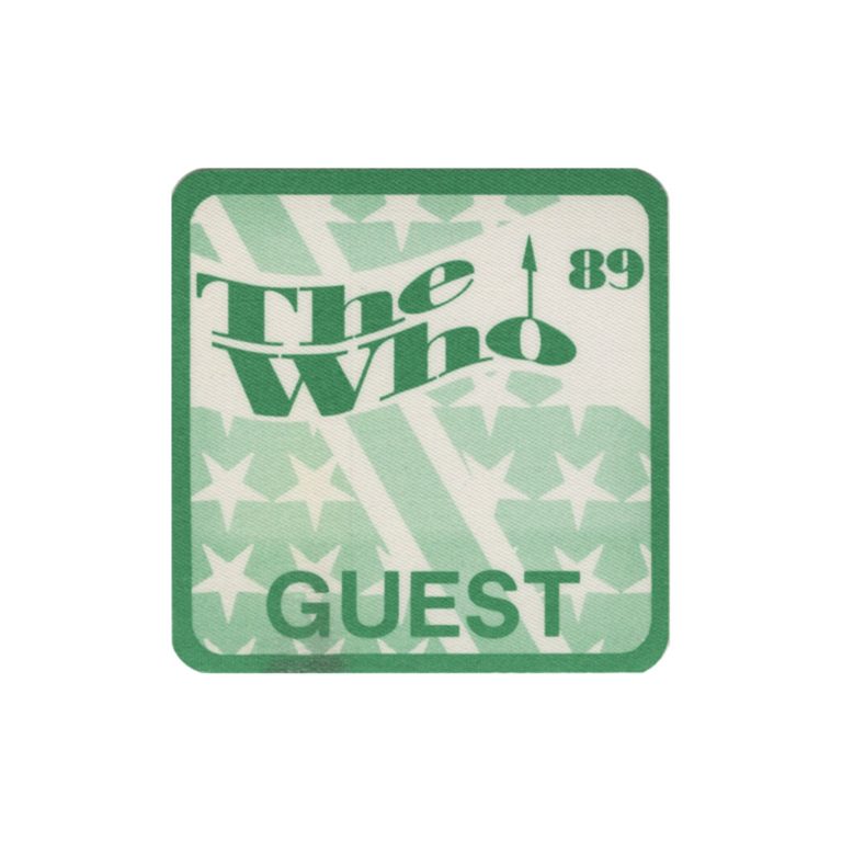 The Who 1989 25th Anniversary Concert Tour Guest Backstage Pass
