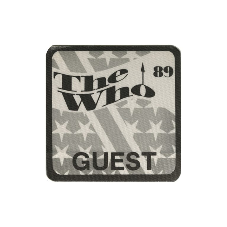The Who 1989 25th Anniversary Concert Tour Guest Backstage Pass