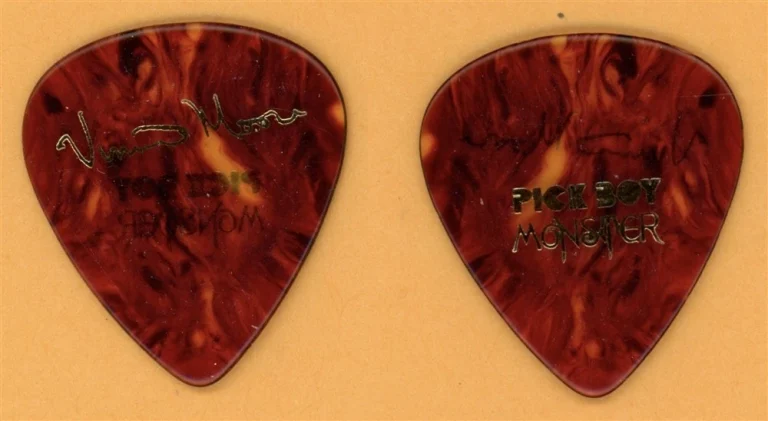 UFO Vinnie Moore Vintage Tour Guitar Pick - Alice Cooper