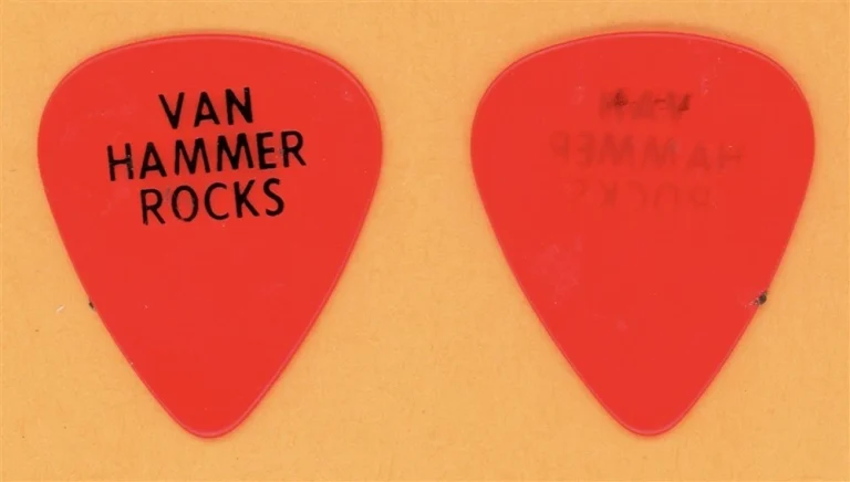 Van Hammer Rocks Vintage Tour Guitar Pick