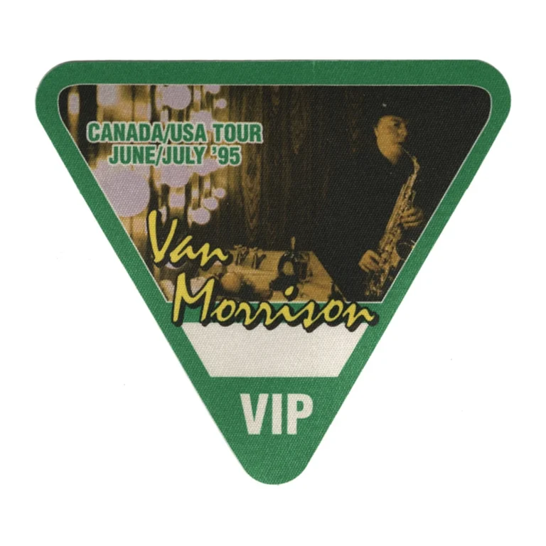 Van Morrison 1995 Days Like This Concert Tour VIP Backstage Pass