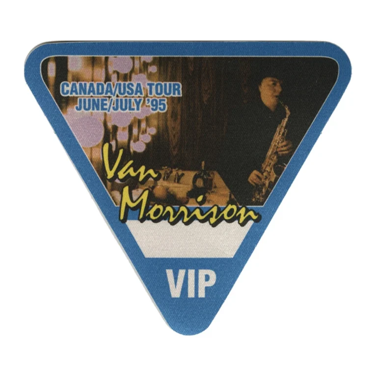 Van Morrison 1995 Days Like This Concert Tour VIP Backstage Pass