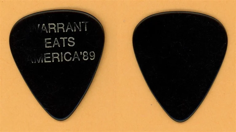 Warrant Erik Turner Vintage Guitar Pick - 1989 Dirty Rotten Stinking Filthy Tour