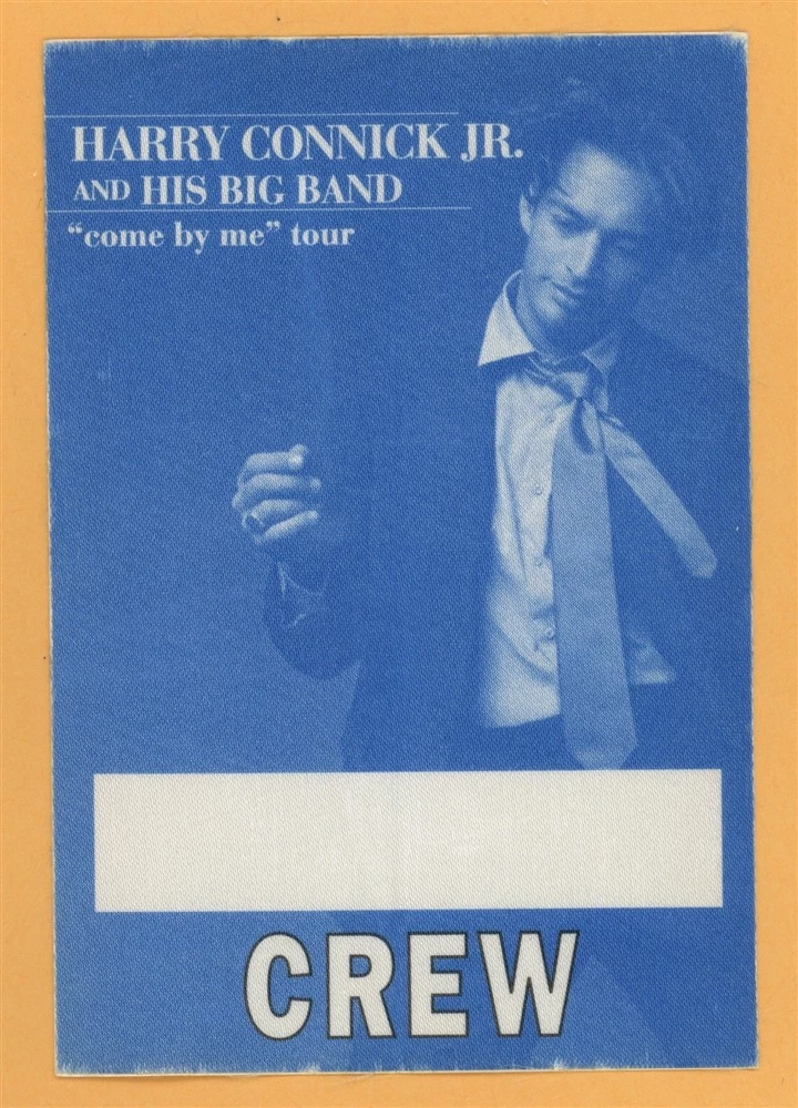 Harry Connick Jr. 1999 Come By Me Concert Tour CREW Backstage Pass