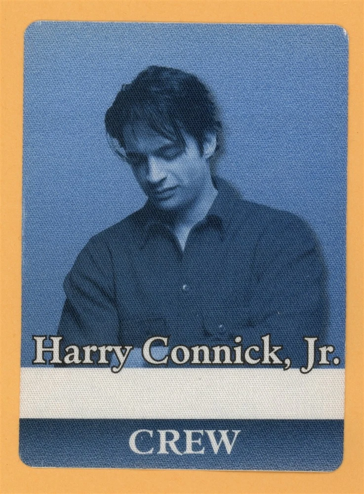 Harry Connick Jr. 2001 Songs I Heard Concert Tour CREW Backstage Pass