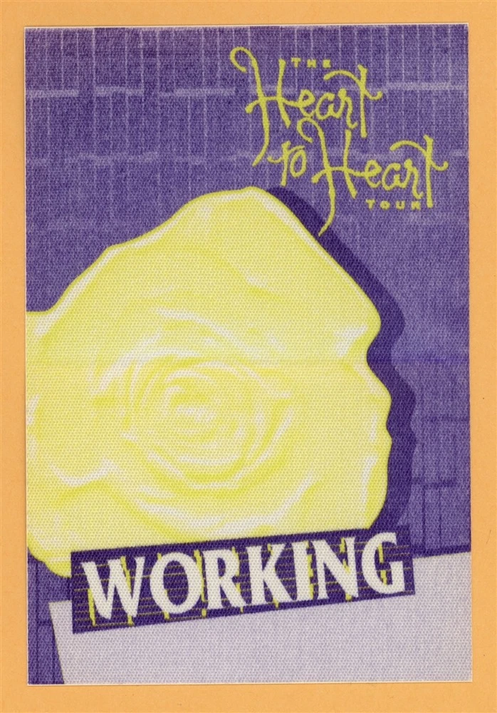 Heart 1993 Heart To Heart Concert Tour WORKING Backstage Pass