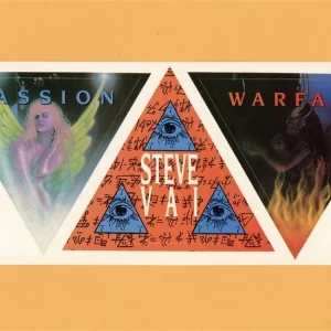 Steve Vai 1990 Passion and Warefare Vintage OOP Sticker