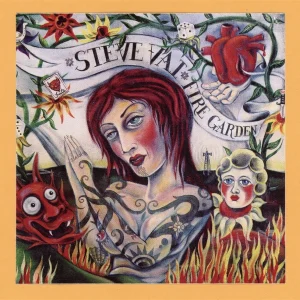 Steve Vai 1996 Fire Garden Vintage OOP Sticker