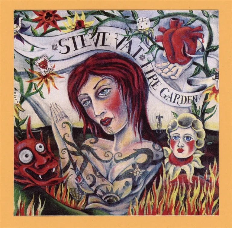 Steve Vai 1996 Fire Garden Vintage OOP Sticker