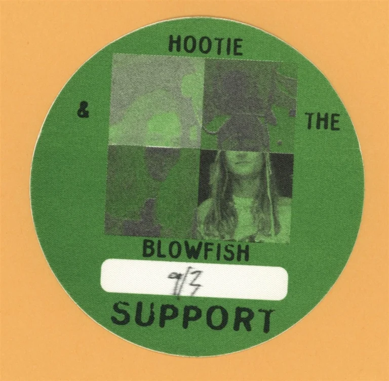 Hootie & The Blowfish 1996 Fairweather Johnson Concert Tour Backstage Pass