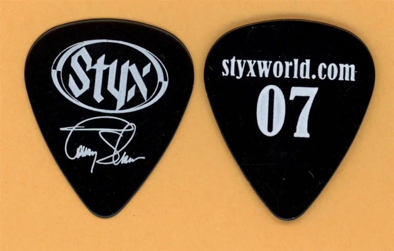 Styx Tommy Shaw Vintage Guitar Pick - 2007 Styxworld Tour